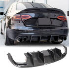 Audi A4 B8 2007–2015 Aizmugurējā bampera difuzors V1 (S4 2009-2012, oglekļa šķiedra) foto 1