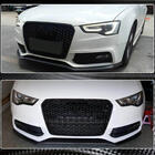 Audi A5 2007–2015 Priekšējā bampera lūpa Lip V1 (S-Line 2012-2015, oglekļa šķiedra) foto 3
