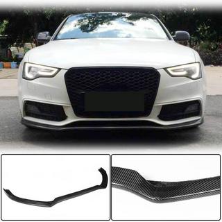 Priekšējā bampera lūpa Lip V1 (S-Line 2012-2015, oglekļa šķiedra) Audi A5 2007–2015 foto 1