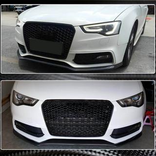 Priekšējā bampera lūpa Lip V1 (S-Line 2012-2015, oglekļa šķiedra) Audi A5 2007–2015 foto 3