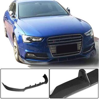 Priekšējā bufera lūpa Lip V3 (S-Line 2012-2015, karbons) Audi A5 2007–2015 foto 1