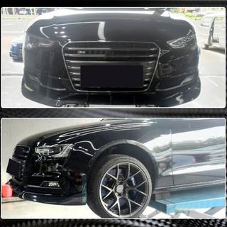 Priekšējā bufera lūpa Lip V3 (S-Line 2012-2015, karbons) Audi A5 2007–2015 foto 4
