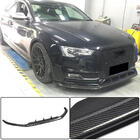 Audi A5 2007–2015 Priekšējā bufera lūpa Lip V3 (S-Line 2012-2015, karbons) foto 1