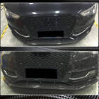 Audi A5 2007–2015 Priekšējā bufera lūpa Lip V4 (S-Line 2012-2015, karbons) foto 3