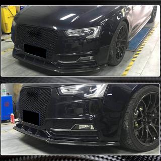 Priekšējā bufera lūpa Lip V4 (S-Line 2012-2015, karbons) Audi A5 2007–2015 foto 4