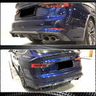 Audi A5 2016–2025 Aizmugurējā bampera difuzors (S-Line 2016-2020, plastmasa) foto 5