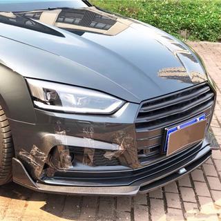Priekšējā bampera lūpa Lip V2 (S-Line 2021-2025, oglekļa šķiedra) foto 2