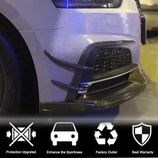 Priekšējā bufera lūpa Flap V2 (S-Line 2016-2020, karbons) foto 3