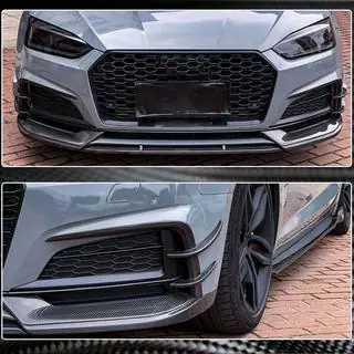 Priekšējā bufera lūpa Flap V2 (S-Line 2016-2020, karbons) foto 4