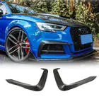 Audi A5 2016–2025 Priekšējā bufera lūpas uzlikas Flap V1 (S-Line 2016-2020, karbons) foto 1