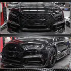 Audi A5 2016–2025 Priekšējā bufera lūpas uzlikas Flap V1 (S-Line 2016-2020, karbons) foto 6