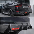 Audi A5 2016–2025 Aizmugurējā bampera difuzors V1 (S-Line 2016-2020, karbons) foto 5