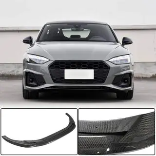 Priekšējā bampera lūpa Lip V3 (S-Line 2021–2025, oglekļa šķiedra) foto 1