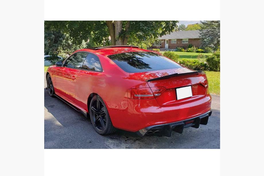 Audi A5 2007–2015 Spoileris V2 (Coupe, oglekļa šķiedra) Foto 2