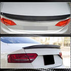 Audi A5 2007–2015 Aizmugurējā bagāžnieka spoileris (oglekļa šķiedra) V2 foto 6