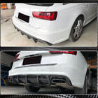 Audi A6 C7 2011–2017 Aizmugurējā bufera difuzors (S-Line Avant 2014-2018, Carbon) foto 5