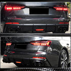 Audi A6 C7 2011–2017 Aizmugurējā bampera difuzors, oglekļa šķiedra (S-Line 2014-2018) foto 1