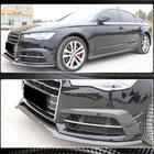 Audi A6 C7 2011–2017 Priekšējā bampera lūpa Carbon V3 (S-Line 2014-2018) foto 3
