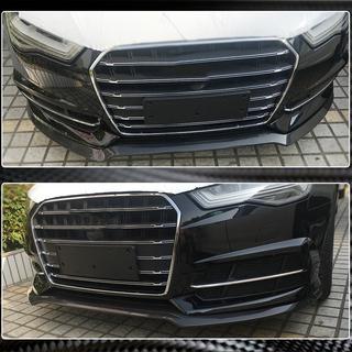 Priekšējā bampera lūpa Carbon V3 (S-Line 2014-2018) foto 4