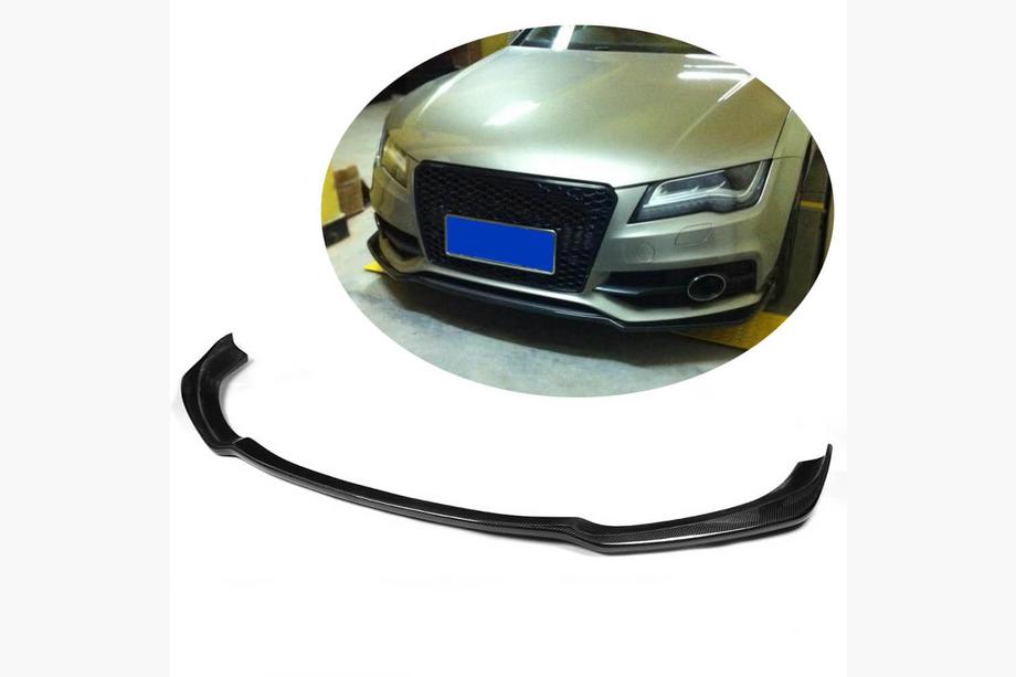 Audi A7 2010–2018 Priekšējā bampera lūpas spoilers Lip V1 (S-Line, 2010-2014, oglekļa šķiedra) Image