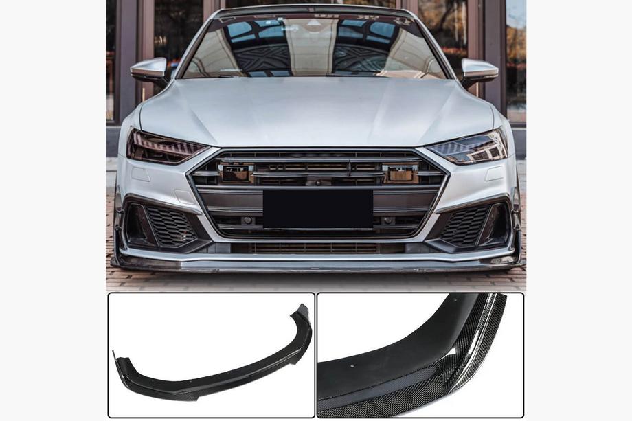 Audi A7 2018– Priekšējā bampera lūpa (S-Line 2018-2022, ABS) Image