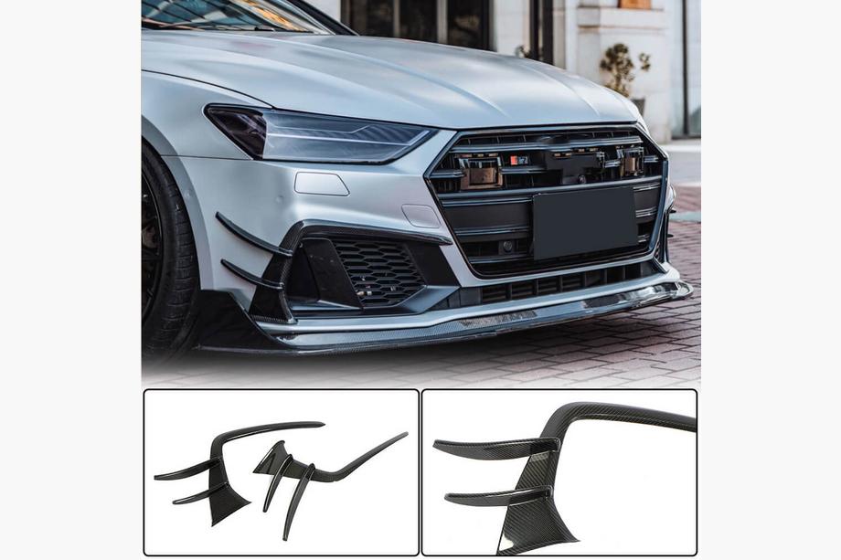Audi A7 2018– Priekšējā bufera lūpa (S-Line 2018-2022, karbons) Image