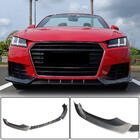 Audi TT 2014–2023 Priekšējā bufera lūpas spoileris Lip V2 (Base, 2014-2019, Carbon) foto 1