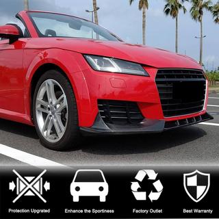 Priekšējā bufera lūpas spoileris Lip V2 (Base, 2014-2019, Carbon) Audi TT 2014–2023 foto 3