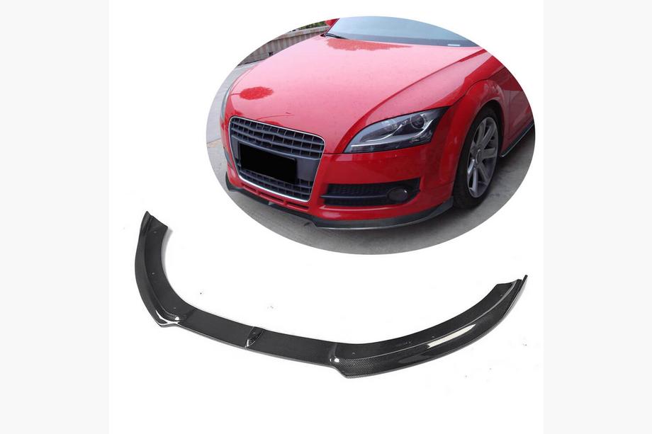 Audi TT 2006–2014 Priekšējā bampera lūpa Lip V1 (2006-2010, Oglekļa šķiedra) Image