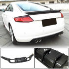 Audi TT 2014–2023 Aizmugurējā bampera difuzors (Base, 2014-2019, Carbon) foto 1