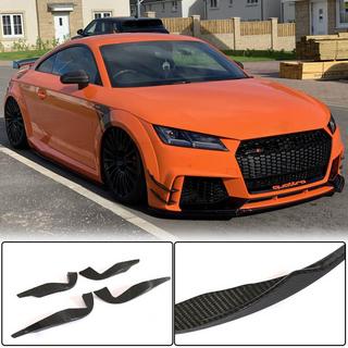 Priekšējā bampera sānu uzlikas (RS, 2016-2019, oglekļa šķiedra) Audi TT 2014–2023 foto 1