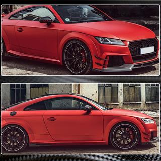 Priekšējā bampera sānu uzlikas (RS, 2016-2019, oglekļa šķiedra) Audi TT 2014–2023 foto 4