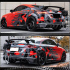 Audi TT 2014–2023 Aizmugurējā bampera Flap uzlikas (S-line/TTS/TTRS, 2014-2019, Oglekļa šķiedra) foto 4
