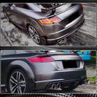 Audi TT 2014–2023 Aizmugurējā bampera Flap uzlikas (S-line/TTS/TTRS, 2014-2019, Oglekļa šķiedra) foto 5