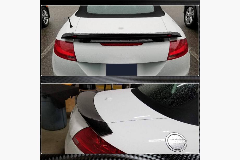 Audi TT 2006–2014 Bagāžnieka vāka spoileris (FRP) V2 Foto 5