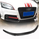 Audi TT 2006–2014 Priekšējā bampera lūpa (lip) Lip V2 (oglekļa šķiedra) foto 1