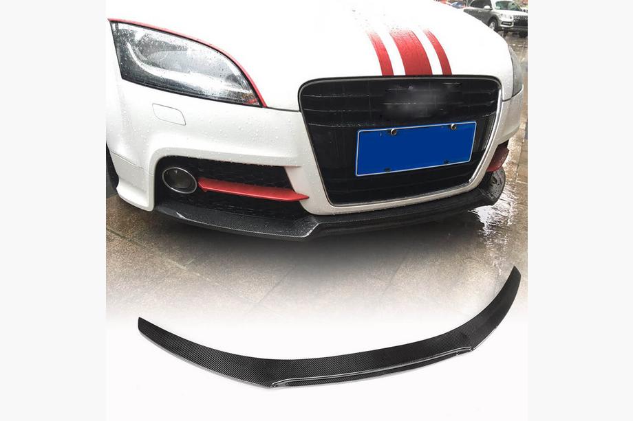 Audi TT 2006–2014 Priekšējā bampera lūpa (lip) Lip V2 (oglekļa šķiedra) Image