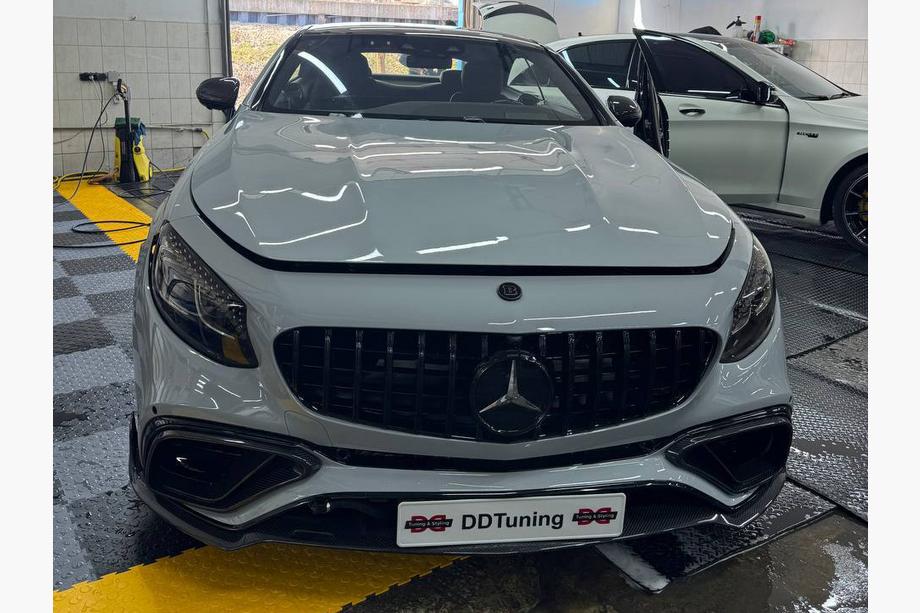 Mercedes S-class C217 Coupe 2014–2020 BRB oglekļa šķiedras uzliku komplekts Image