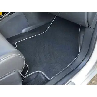 Tekstila auto paklājiņi Premium SW (melni) foto 2