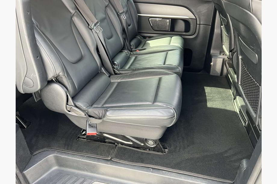 Mercedes Vito/V klase W447 2014– Premium tekstila paklāji V-class, ExtraLong, 2 sānu (Tikai pašizvešana, pilns salons, melni) Foto 2