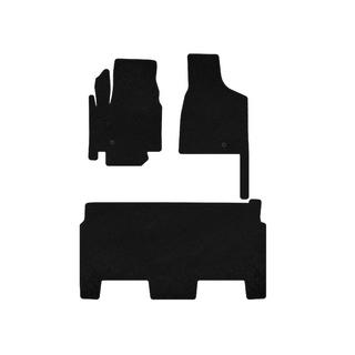 Premium tekstila paklāji (2008-2020, 2 rindas, 8-vietīgs/komplektācija SXT, melni) Dodge Grand Caravan V 2008–2020 foto 1