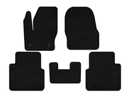 Ford Connect 2014–2021 Premium tekstila paklājiņi (Melni) foto 1