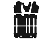 Hyundai H300, H1, Starex 2008–2020 Premium tekstila paklāji (pilns salons, melni) foto 2