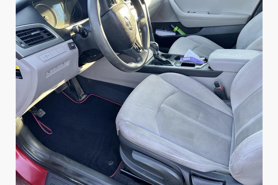 Hyundai Sonata LF 2014–2019 Premium tekstila paklājiņi (Melni) Image