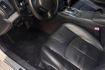 Infiniti G25/G35/37 (V36/CV36) 2006–2015 Premium tekstila paklājiņi (G37 X, SD, Melni) foto 1