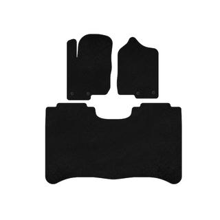 Premium tekstila paklājiņi (melni) Nissan Titan 2004–2011 foto 1