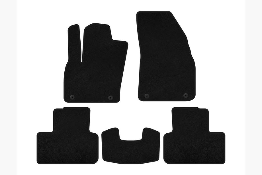 Volvo XC40 2018– Premium tekstila paklājiņi (Melni) Image