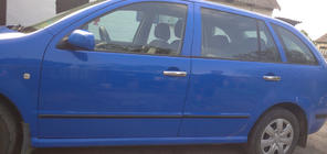 Skoda Fabia 2000–2007 Durvju rokturu uzlikas (4 gab., nerūsējošais tērauds) OmsaLine – itāļu nerūsējošais tērauds foto 1