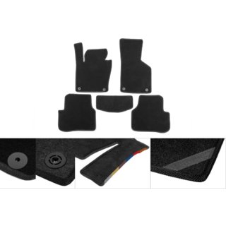 Tekstila paklāji Classic (melni) foto 1