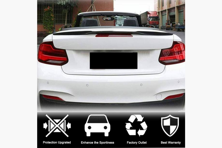 BMW 2. sērija F22/F23 2014–2021 M4 stila spoilers (F23, karbons) Foto 2
